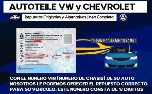 AUTOTEILE Tensor Poli V Poleas Fijas Vw Gol Saveiro 1.9 Dsl Con Ranura 3