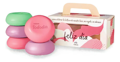 Natura Tododia Box of Sculpted Soaps X5 Units 0