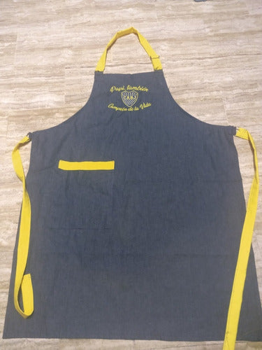 Customized Boca Juniors Grilling Apron with Your Name Embroidered 5