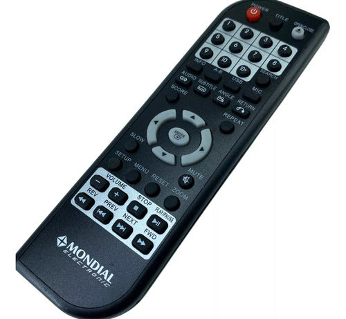 Controle Dvd Mondial D-14 D-15 D-16 D-18 D-20 D-21 D-22 2