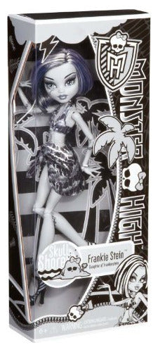 Monster High Skull Shores Blanco Y Negro Frankie Stein Doll 1