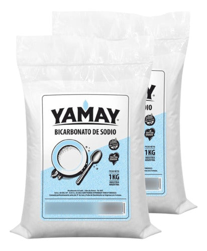 Yamay Sodium Bicarbonate 1 Kg Gluten-Free Pack of 2 0