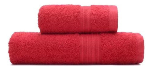 Rainbow Cotton Towel and Bath Sheet Set 500g Super Soft 1