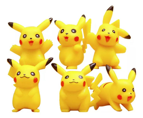 Pikachu Figuras / 1 Al Azar / Gashapon 7-8cm Pokemon 4