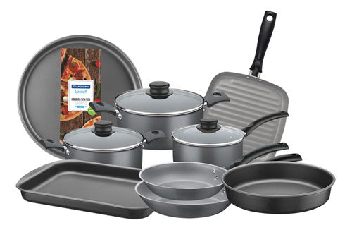 Tramontina Non-Stick Teflon Cookware Set 9 Pieces 0