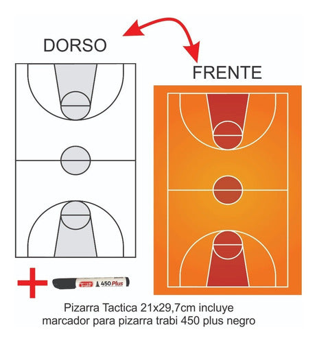 Michapaya Customized Tactical Basketball Board 25 X 35 Cm 2