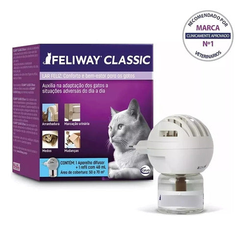 02 Feliway Classic Difusor + Refil 48ml 1