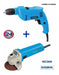 Gamma Power Drill and Angle Grinder Combo 650W + 750W 2