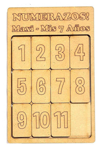 LaserCor Souvenirs 75 Ingenious Number Games - Personalized MDF 2