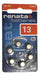 Renata 13 Hearing Aid Batteries - Pack of 60 2