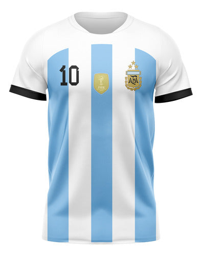 Argentina World Champion 3 Stars Sublimated T-shirt 1
