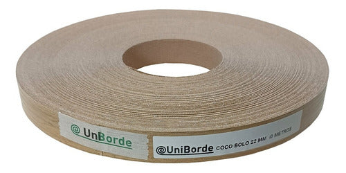 Uniborde Tapacanto Melamina Coco Bolo 22 Mm X 10 M C/cola Especial 0