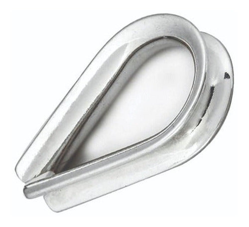 Galvanized Steel Cable Clamp 3/16 - 5mm Pack of 10 Units 1