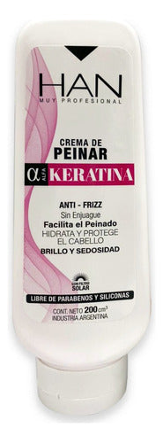 Han Crema De Peinar + Mascara Keratina Fortalecedor 1