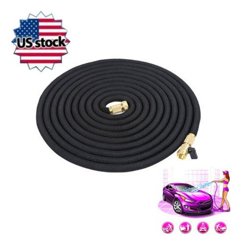 Deluxe 100 Feet Expandable Latex Flexible Water Hose Tube 4