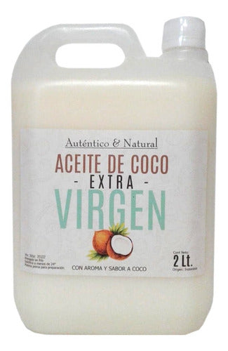 Pure Virgin Coconut Oil 2 Lts with Pure Aroma and Flavor 0