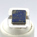 Inspira Joyas Square Ring in 925 Silver and Lapis Lazuli 2