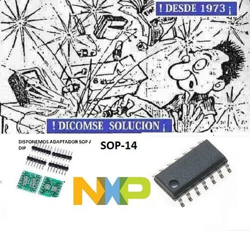 NXP 74HC00D CMOS Quad 2 Input NAND Gates SMD - SOIC-14 0