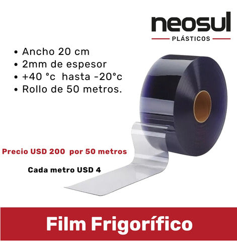 Neosul PVC Para Cortinas En Cámaras De Frio Y Camiones Por Rollo 1