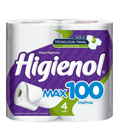 Papel Higiénico Nuevo Higienol Max Manzanilla 100 M - Bolsón 0