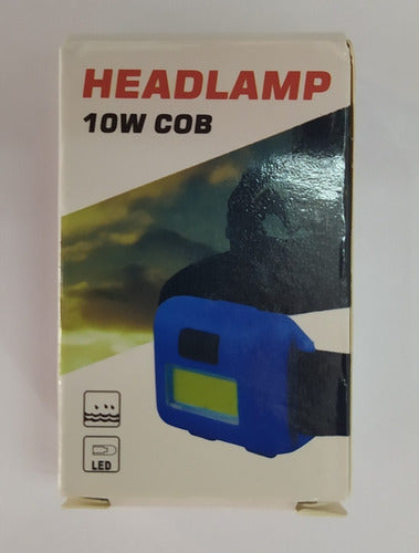 Pack of 2 Miner LED Headlamp 10W Battery-Powered 1