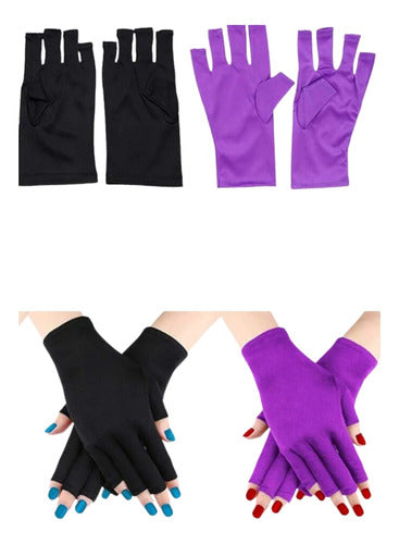 Guantes Con Protección Led/uv Para Máquinas Secado De Uñas 3