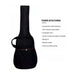 Unplugged Music Waterproof Padded Double Strap Electric Guitar Case 1