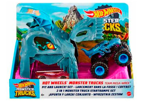 Vehiculo Hot Wheels Garage Con Lanzador En Caja  Mattel Gky1 0