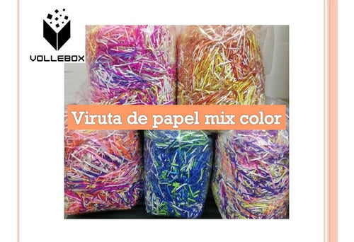 Viruta De Papel Mix De Colores Embalaje  Decoración - 4 Kg 1