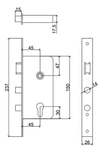 MAC 45 Automatic High-Security Lock (Single Box) 1