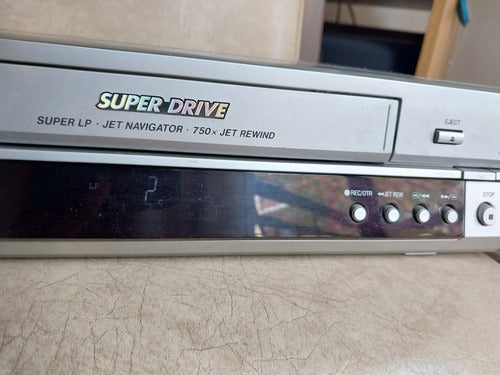 Reproductor Vhs Panasonic Nvhv60 Superdrive Super Lp Jet Nav 1