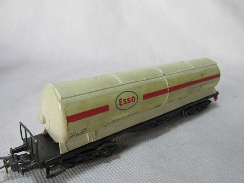 Vagon Esso Ferromodelismo Escala Ho Electrotren Con Caja 1