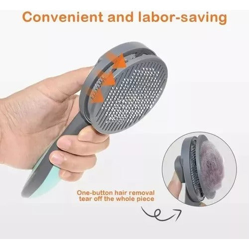 TOH Easy Clean Pet Hair Remover Brush 4