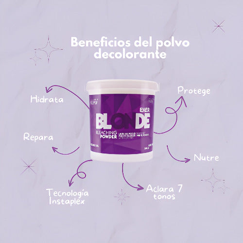 MAV Polvo Decolorante Mav Violeta Ever Blonde Instaplex 500ml 1