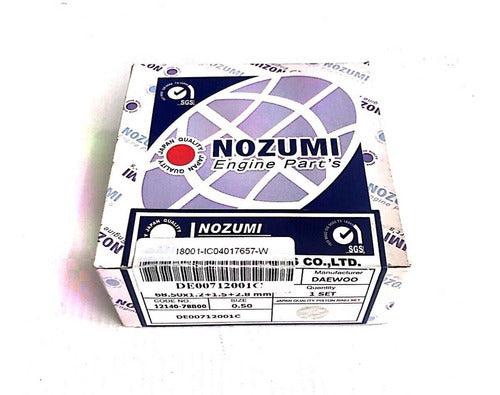 Juego De Aros Honda Crv 1997-2001 B20 2.0 16v Nozumi 0