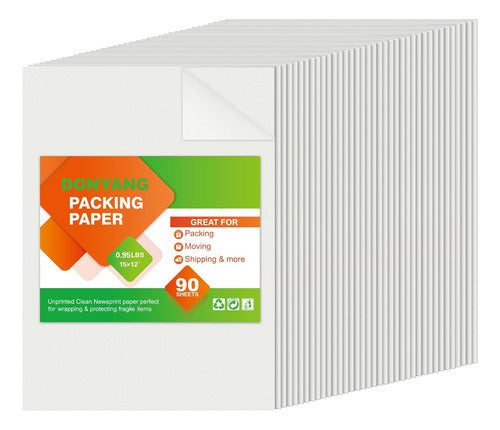 Donyang Paper for Moving and Gifts, White, 38cm X 30cm, 90 Sheets 0