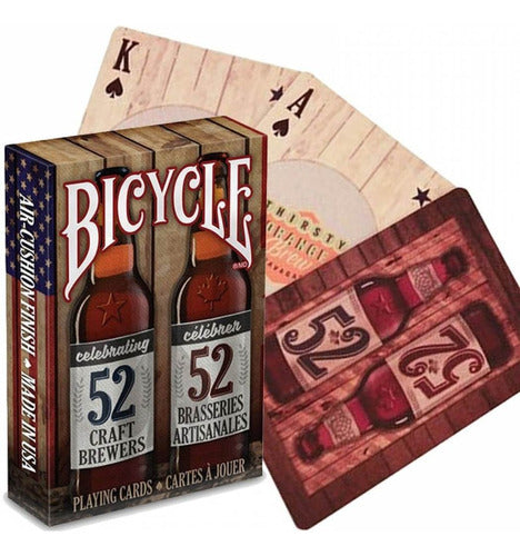 Mazo Craft Beers V2 Poker Bicycle Naipes / Alberico Magic 0