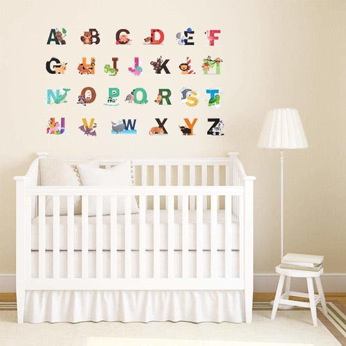 H2MTOOL Decorative Wall Vinyl [7sbq84kp] Alphabet 1