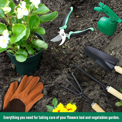 Whonline Gardening Tool Set of 10 Tools and Supplies 3