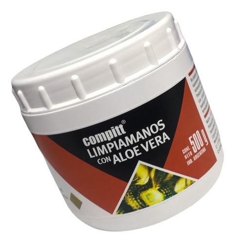 Limpiamanos Compitt 500gr Con Aloe Vera Desengrasante Delta 0