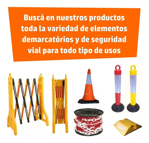 Traffic Cone Devices with 3.5m Retractable Tape 5