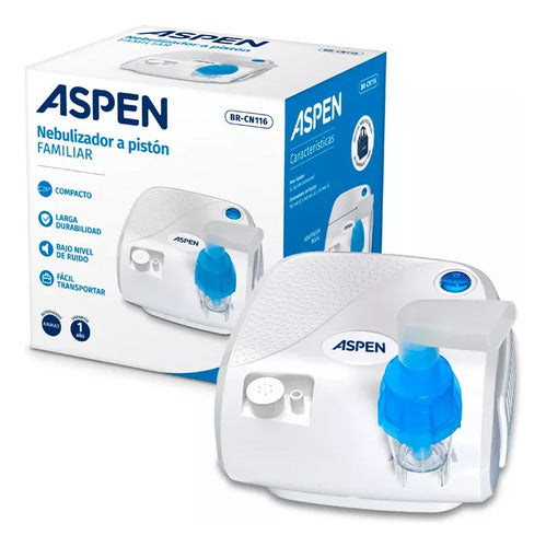 Aspen Nebulizer Automatic Compact for Kids New Piston Motor 0