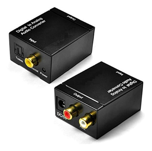 Generic Digital to Analog Audio Converter RCA Optical Coaxial 0