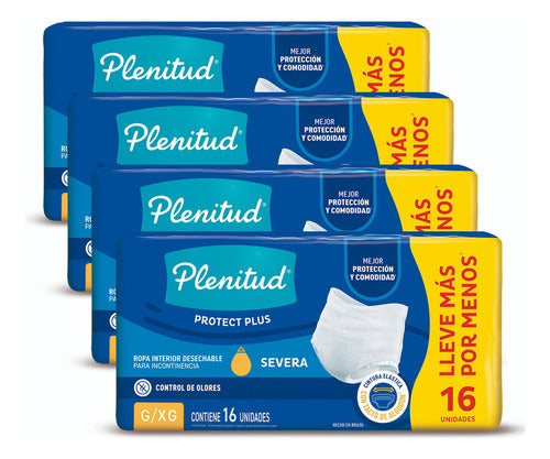 Plenitud Protect Plus Underwear Pack of 4 x 16 Units 0