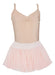 Soko Dancewear Ballet Leotard with Short Sleeves and Natural Skin Skirt 0