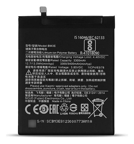 Xiaomi Bateria Bm3e Para Xiaomi Mi 8 Bm3e M1808d Con Garantia 0