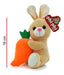 Phi Phi Toys Bunny Plush with Large Carrot 19cm 6