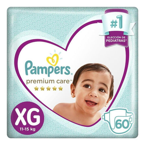 Pampers Premium Care XG 60 - Babies and Kids 0