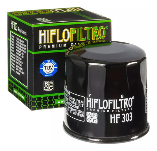 Filtro Aceite Hiflo Kawasaki Versys 300 Año 2017 2018 2019 0