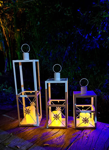 Candelady Combo of 3 Units Lantern Candle Holder 4